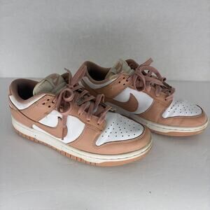 Nike Dunk Low Rose Whisper Women's 9 White Pink Gum DD1503-118 Sneaker